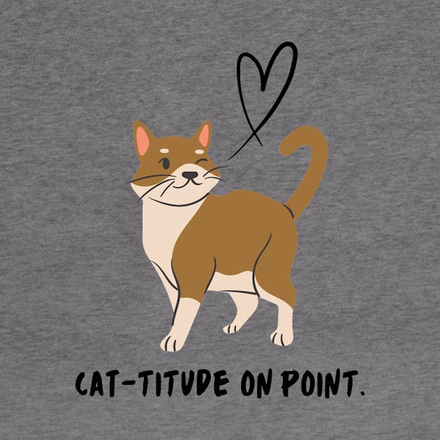 Cat-titude on Point by Simple D.